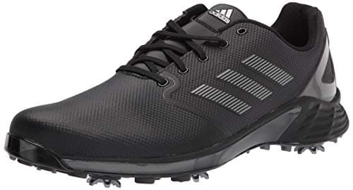 adidas mens Zg21 Golf Shoe, Black/Silver/Grey, 7 US