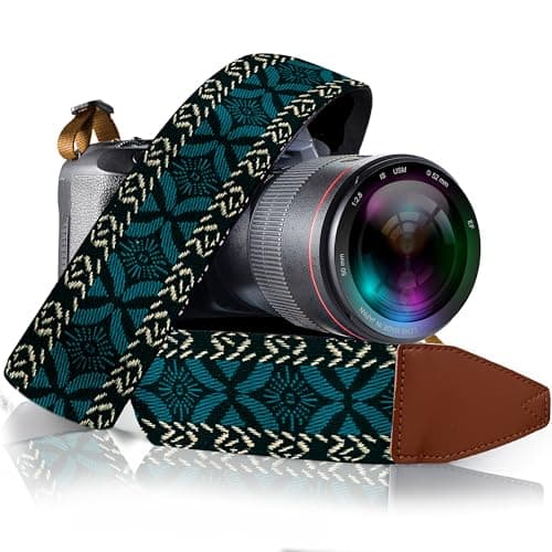 Art Tribute Camera Strap For Photographers Padded Universal Fit Neck Shoulder & Crossbody Strap Quick Release For DSLR/SLR/Mirrorless Canon Nikon Sony Olympus Compatible Great Gift for Photographers